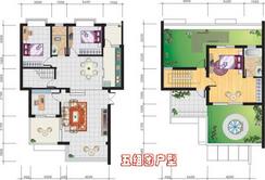 【五组团户型】2室1厅1卫1厨1阳台