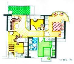【4#楼R户型】3室2厅1卫1厨1阳台