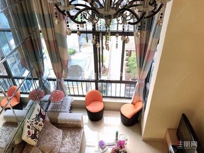 北湖路，北湖菜市 荣和摩客社区 复式 配齐家具家电