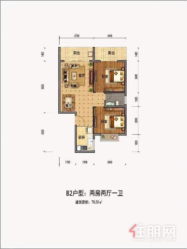 南宁清川商贸城方正三房二厅二卫首付15万