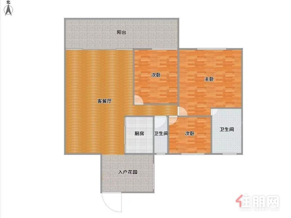 地铁1号线 琅东站 莱茵湖畔 118平 方正3+1户型