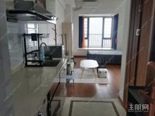 彰泰新旺角1室1厅41㎡34万地铁口商业街旁户型方正带装修出租自住两相宜