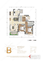 五象康养社区精装4房  环境优美 玉洞大道边上  出门即可上那安快速路 临近五象湖公园  圆博园