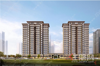 北湖板块美的慧城 90平毛坯三房  95万