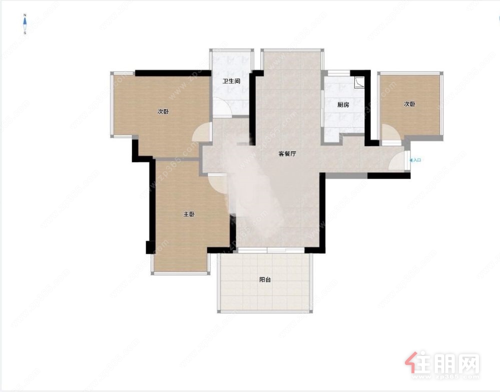 华发国宾一号3房两厅