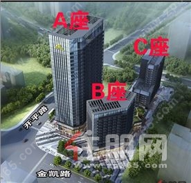 天健领航大厦精装带租约55平33万   即买即收租
