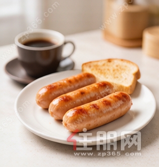 给孩子带的午餐，我放了这根纯肉烤肠