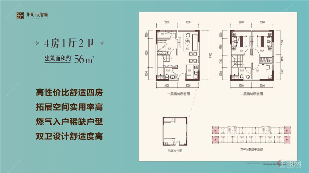 龙光玖誉城loft公寓原价1万多一平