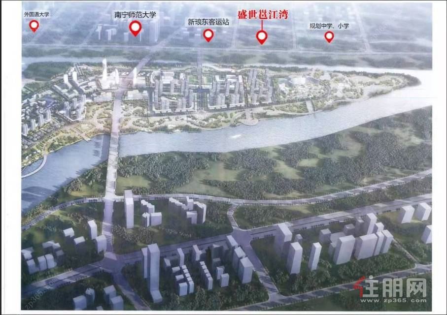 00平方米 建筑面积 南 朝向 小区名称: 盛世邕江湾 小区地址