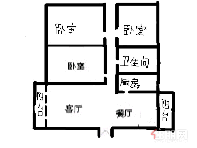 兴宁区望州路保利山水怡城3房89平米95万