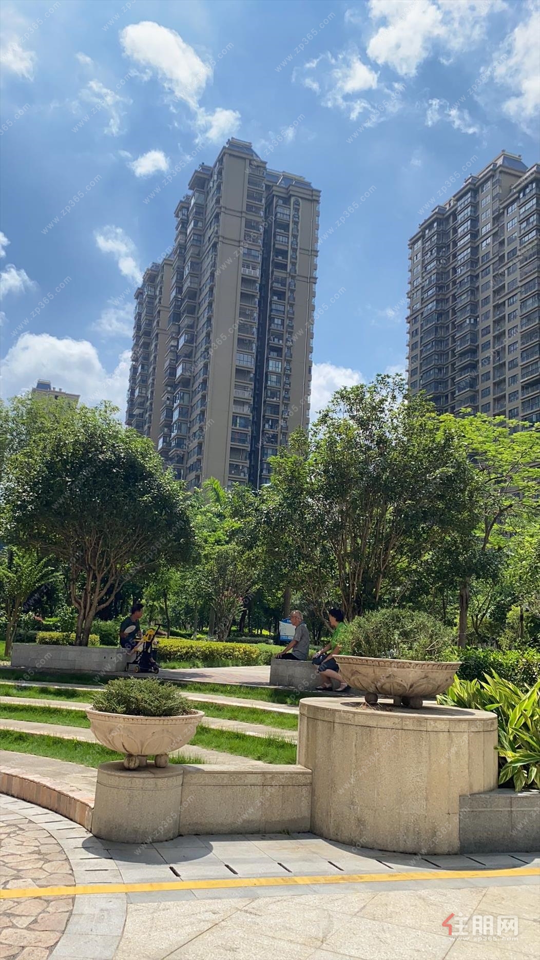 爱丽嘉园8楼朝南看花园 112㎡毛坯大三