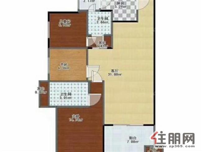 汇东星城三房,首次出租,保养新,家电家具齐全