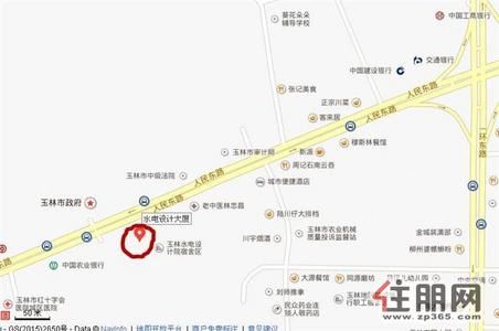 中心区-玉林市中心旧市政府对面北部湾银行上面水电设计大厦写字楼