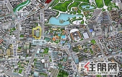 朝阳中心-人民公园对面太阳广场230平米楼中楼底价