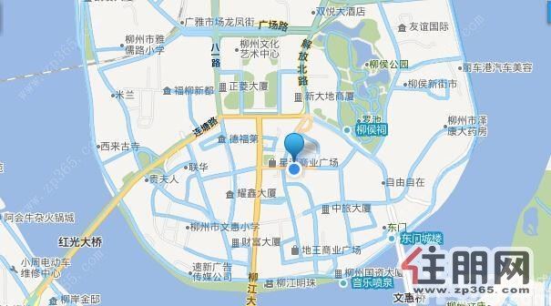 市中心五星街金运来大厦出门就能吃喝