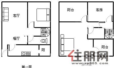 山水美地大户型毛坯电梯楼中楼