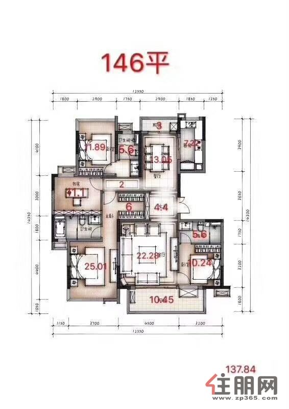 万科金域中央147万好楼层好位置价格实惠-南宁住朋帮-南宁二手房,租房