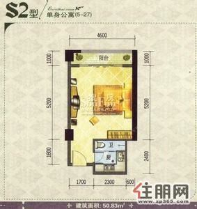 朝阳中心-配套齐全，澳门街住宅1300元1室0