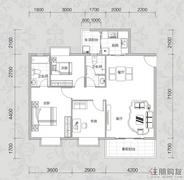 大地明珠1#楼A户型