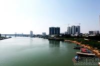 俯瞰邕江风景
