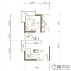 【A09户型】1室1厅
