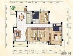 【喜盈门10、11、12、13#楼A户型】4室2厅2卫1厨2阳台