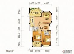 凯悦国际J户型（复式平层）