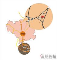 恒宁太阳广场区位图