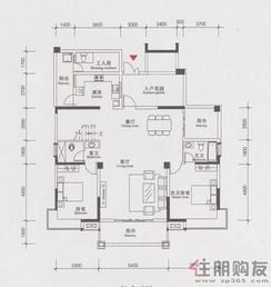 【裕丰·英伦复式楼D户型下层】5室3厅4卫1厨5阳台