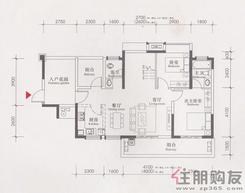 【裕丰·英伦复式楼M户型下层】4室2厅3卫1厨3阳台