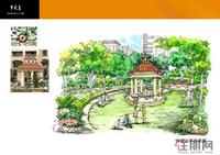 梦之岛花园休闲亭效果图