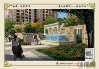 景观效果图——泉水叮咚