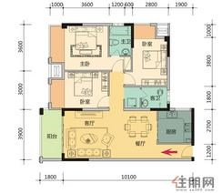 【2#3房2厅2卫110.73㎡】3室2厅2卫1厨2阳台