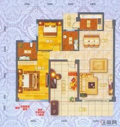 【B户型】2厅2卫1厨2阳台