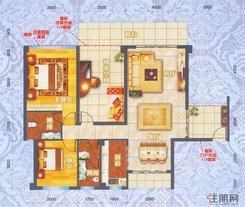 【A户型】2厅2卫1厨2阳台