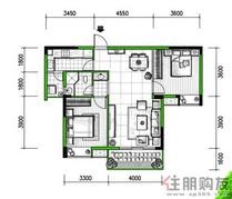 联发·尚品3期16号楼B户型
