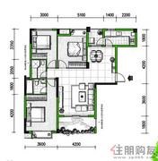 联发·尚品3期16号楼C户型