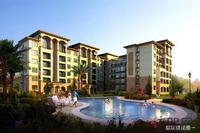 海语城06庭院透视图