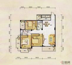【龙庭一品M户型】3室2厅2卫4阳台