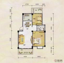 【龙庭一品K户型】2室2厅1卫