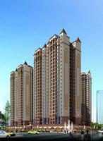 东南面沿街效果图