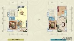 【日田·地王国际（跃层）】3室2厅2卫
