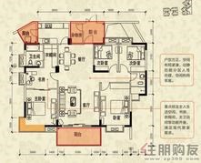 信地伴云居B8-03户型偶数层