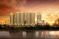 邕江明珠黄昏效果图