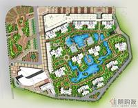 邕江明珠景观总平面图