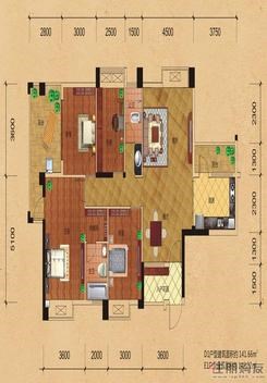 【D1/E1户型】4室2厅2卫1厨2阳台