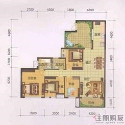 【D1户型】2室2厅2卫