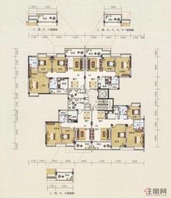 【展华·世纪城9#户型图】