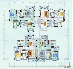 【A4栋2-11层户型图】