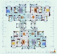 【A2栋2-11层户型图】
